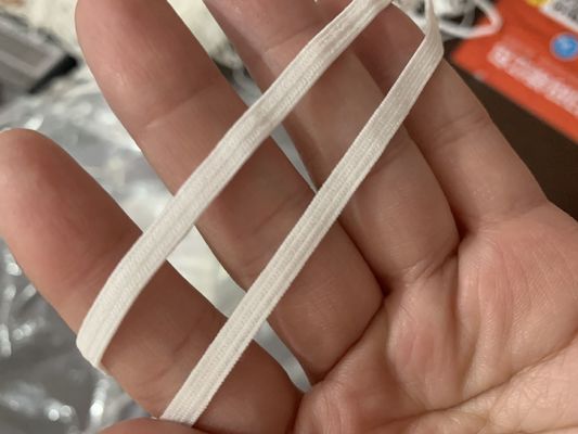 Het gevlechte Vlakke 3.0mm Elastische Koord van het Verontreinigingsmasker