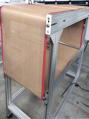 10*10mm euro het NetwerkTransportband van Fiberglasptfe